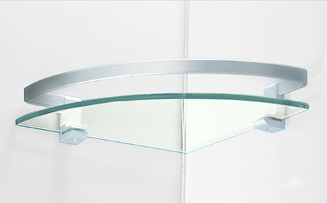 卫生间角架用5毫米透明钢化玻璃