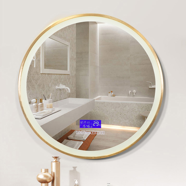 LED防雾浴室镜装饰圆镜